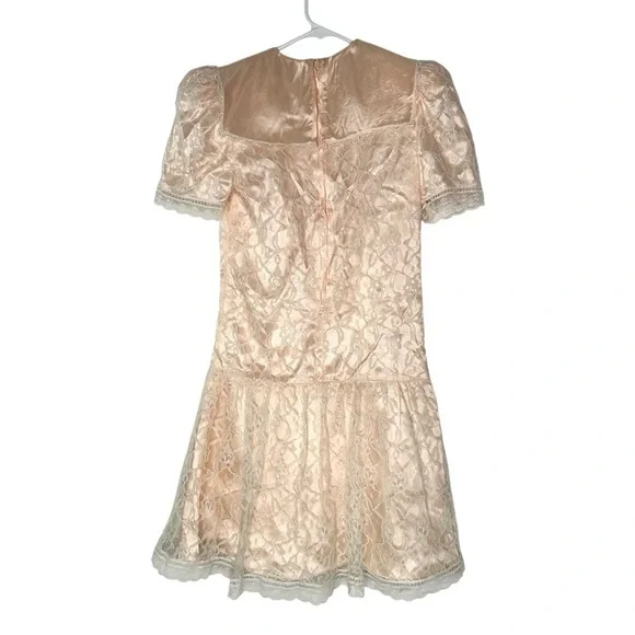 Vintage Gunne Sax Girls Lace Dress - Picture 5 of 6